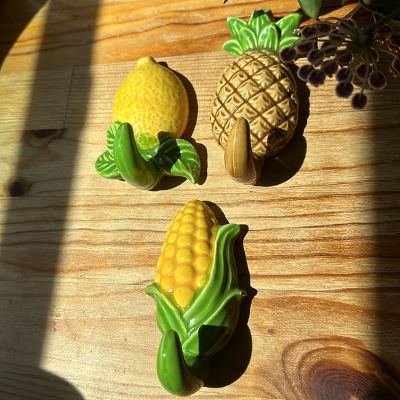 Vintage Fruit and Veggie Hooks - Picture 3 of 5